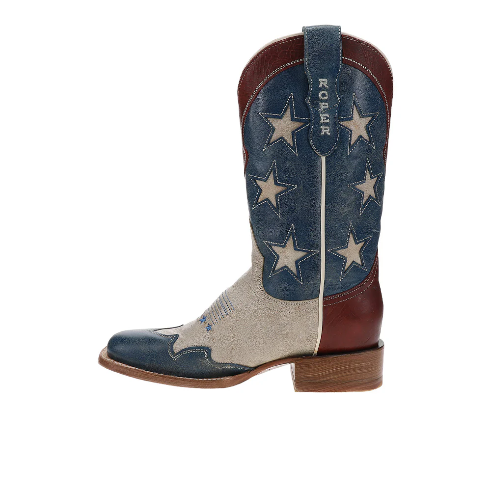 250 USA Square Toe Cowboy Boots - Image 3