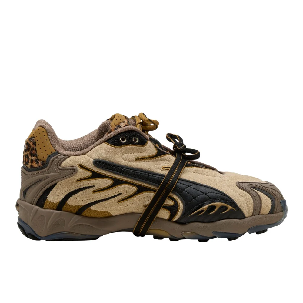 ASAP ROCKY X PUMA Inhale Leopard Lace Up Sneakers