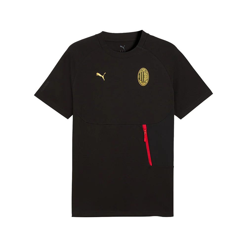 AC Milan Pumatech Crew Neck Short Sleeve Athletic T-Shirt