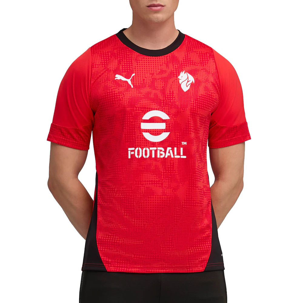 AC Milan Short Sleeve Soccer Training Jersey - Image 3