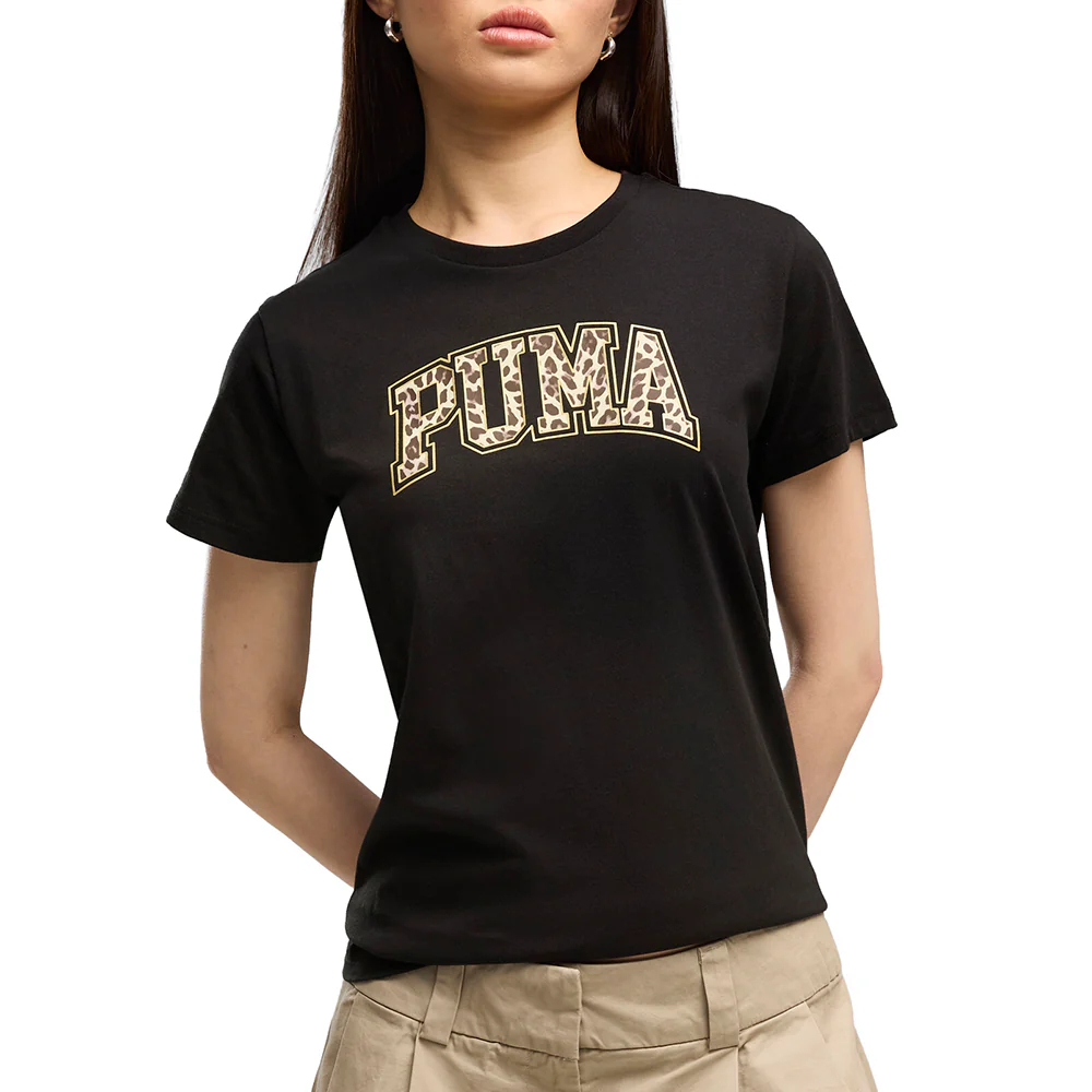 Animal Print Crew Neck Short Sleeve T-Shirt - Image 3