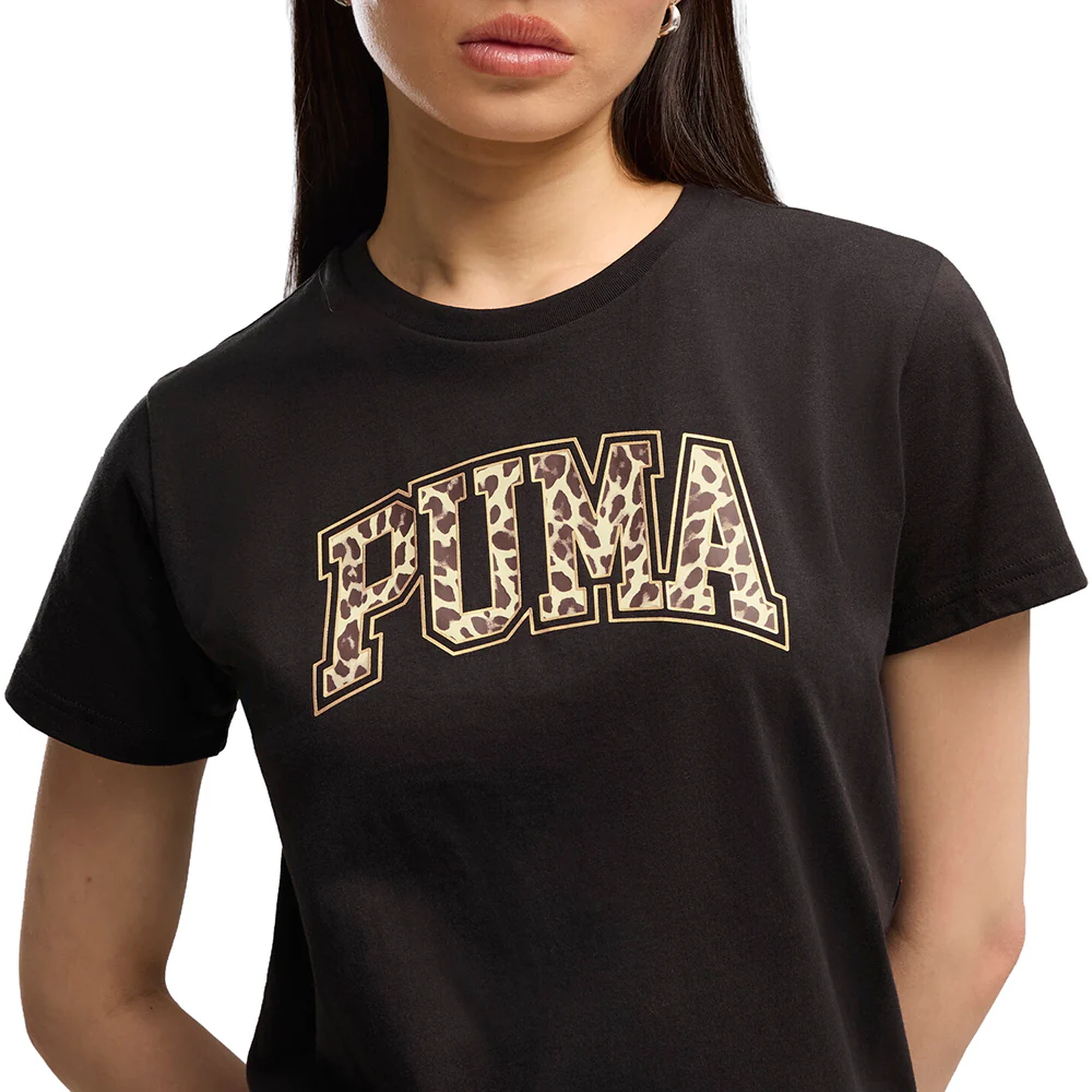 Animal Print Crew Neck Short Sleeve T-Shirt - Image 5