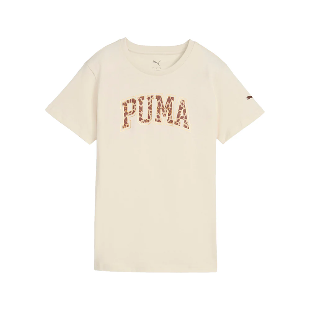 Animal Print Crew Neck Short Sleeve T-Shirt