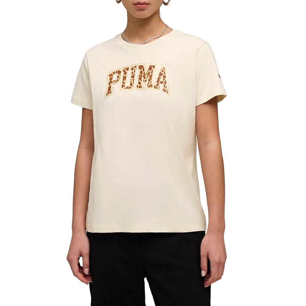 Animal Print Crew Neck Short Sleeve T-Shirt - Image 3