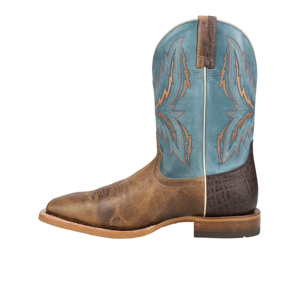 Arena Rebound Embroidered Square Toe Pull On Cowboys Boots - Image 3