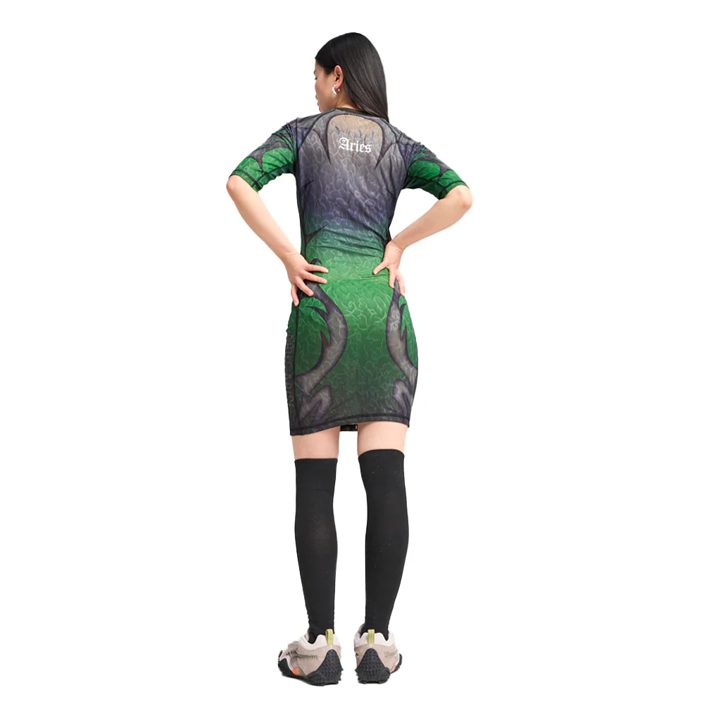 PUMA X ARIES Graphic Short Sleeve T-Shirt Mini Dress - Image 4