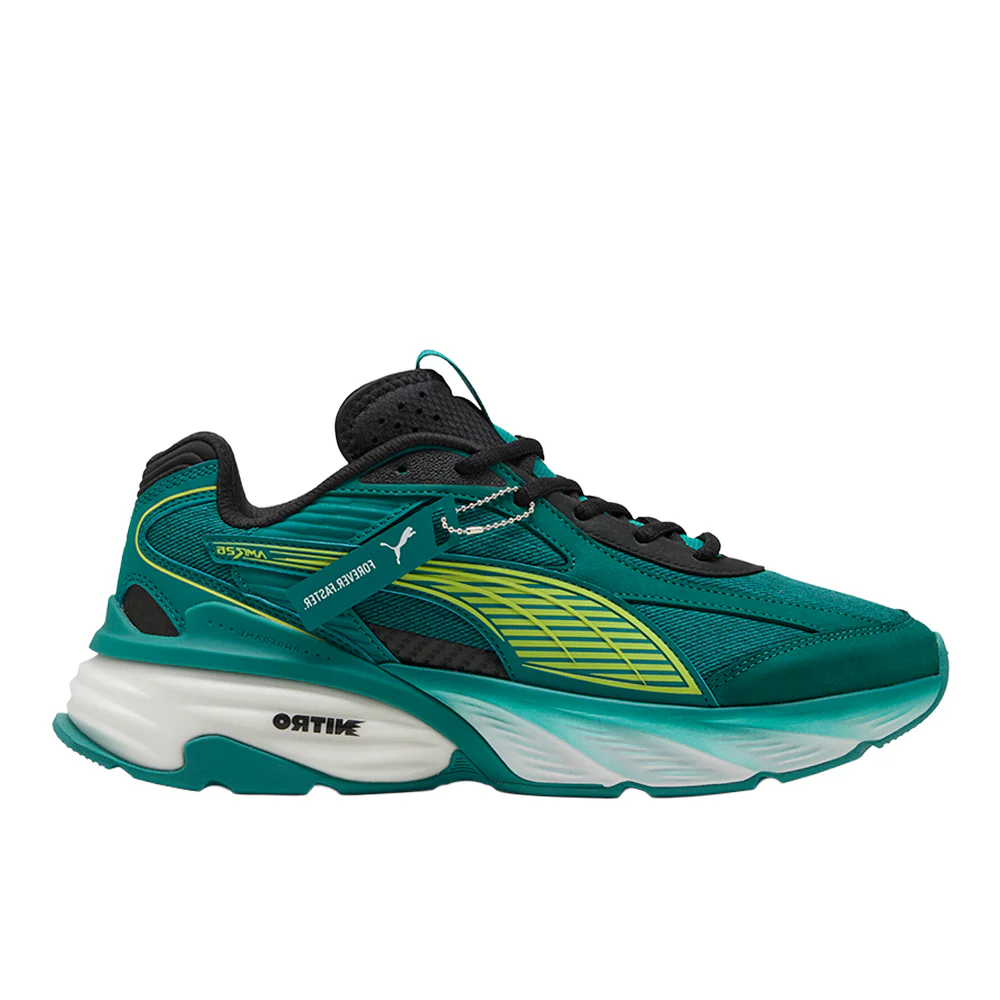 PUMA X ASTON MARTIN ARAMCO F1 TEAM Fade Lace Up Sneakers