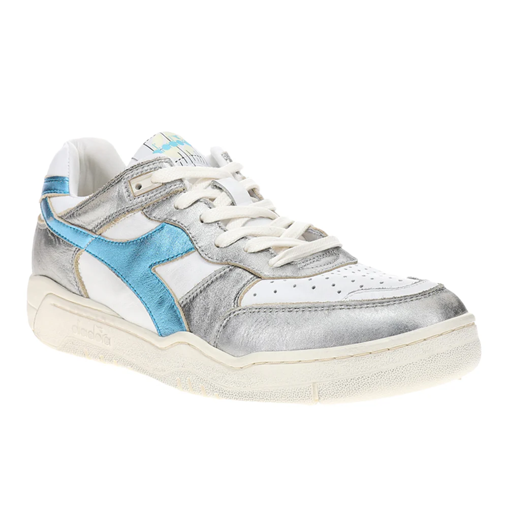 B.560 Metallic Mix Lace Up Sneakers - Image 2