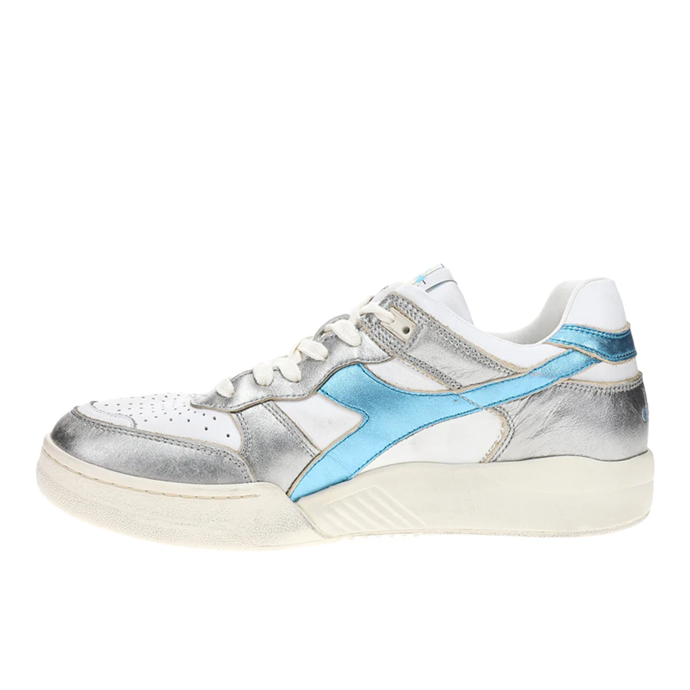 B.560 Metallic Mix Lace Up Sneakers - Image 3