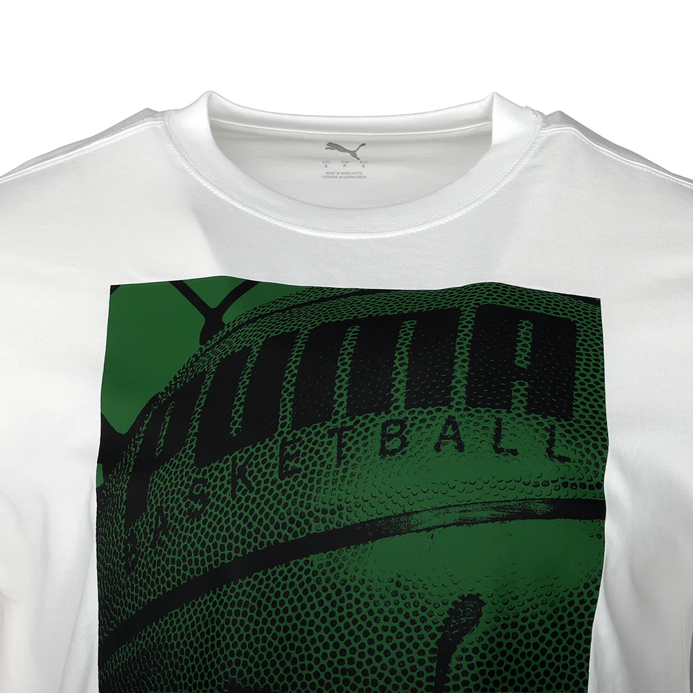 Basketball Photo Graphic Crew Neck Short Sleeve T-Shirt - Image 5
