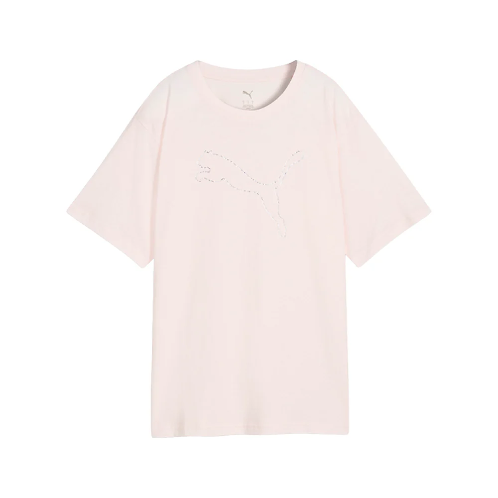 Bedazzled Relaxed Crew Neck Short Sleeve T-Shirt