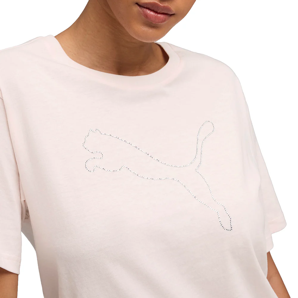 Bedazzled Relaxed Crew Neck Short Sleeve T-Shirt - Image 5