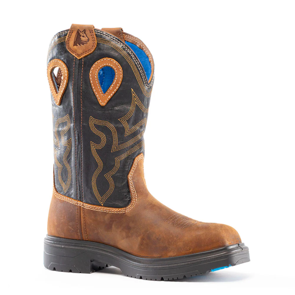 Blue Heeler 10 Inch Waterproof Steel Toe Work Boots - Image 2