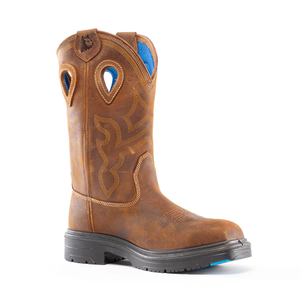 Blue Heeler 10 Inch Waterproof Steel Toe Work Boots - Image 2