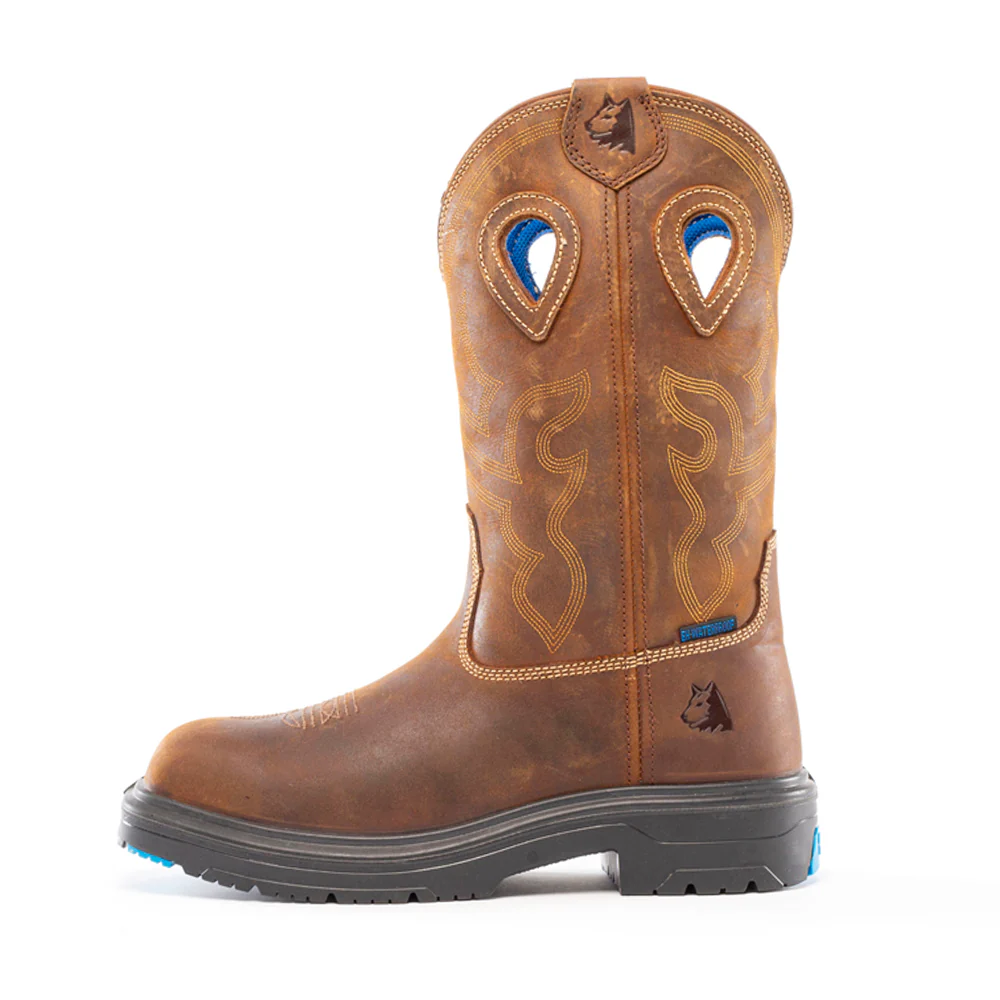 Blue Heeler 10 Inch Waterproof Steel Toe Work Boots - Image 3