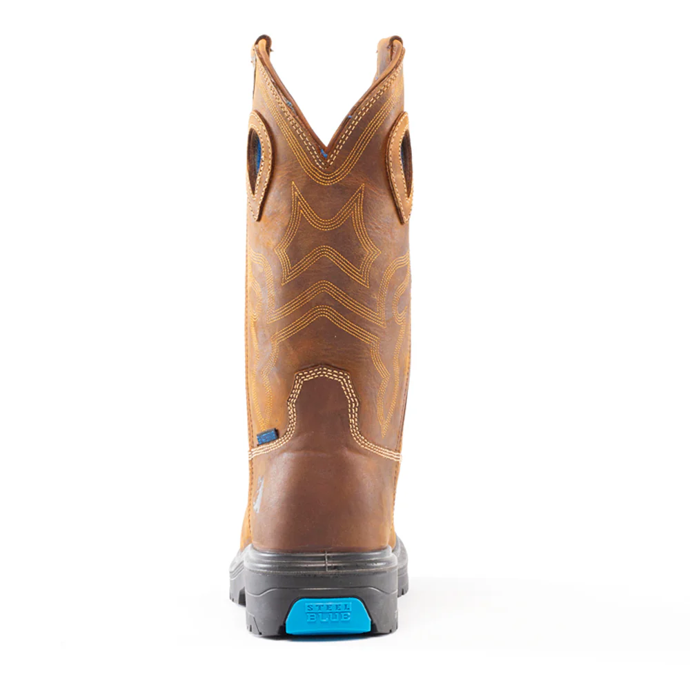 Blue Heeler 10 Inch Waterproof Steel Toe Work Boots - Image 5