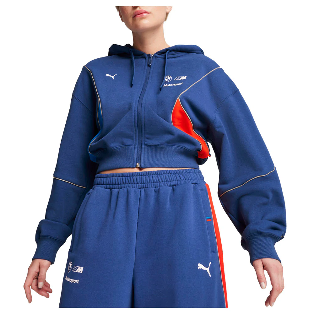 BMW M Motorsport Hooded Sweat Full Zip Jacket - Image 3