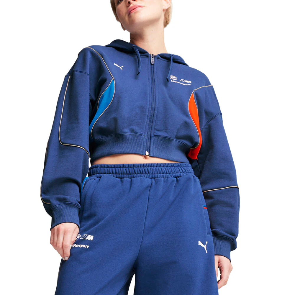 BMW M Motorsport Hooded Sweat Full Zip Jacket - Image 5