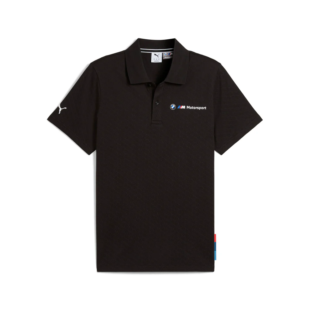 BMW M Motorsport Jacquard Short Sleeve Polo Shirt