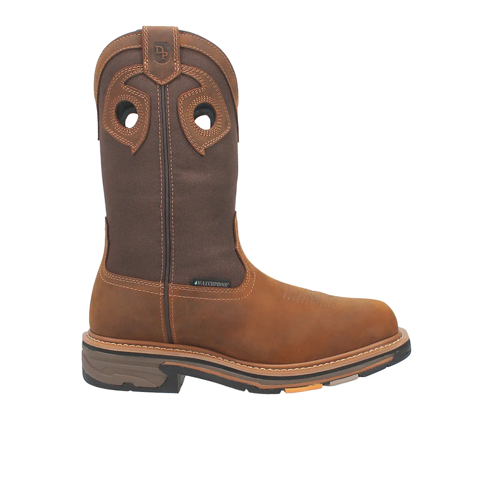 Bram 11 Inch Waterproof Round Toe Work Boots