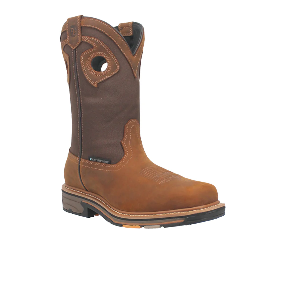 Bram 11 Inch Waterproof Round Toe Work Boots - Image 2