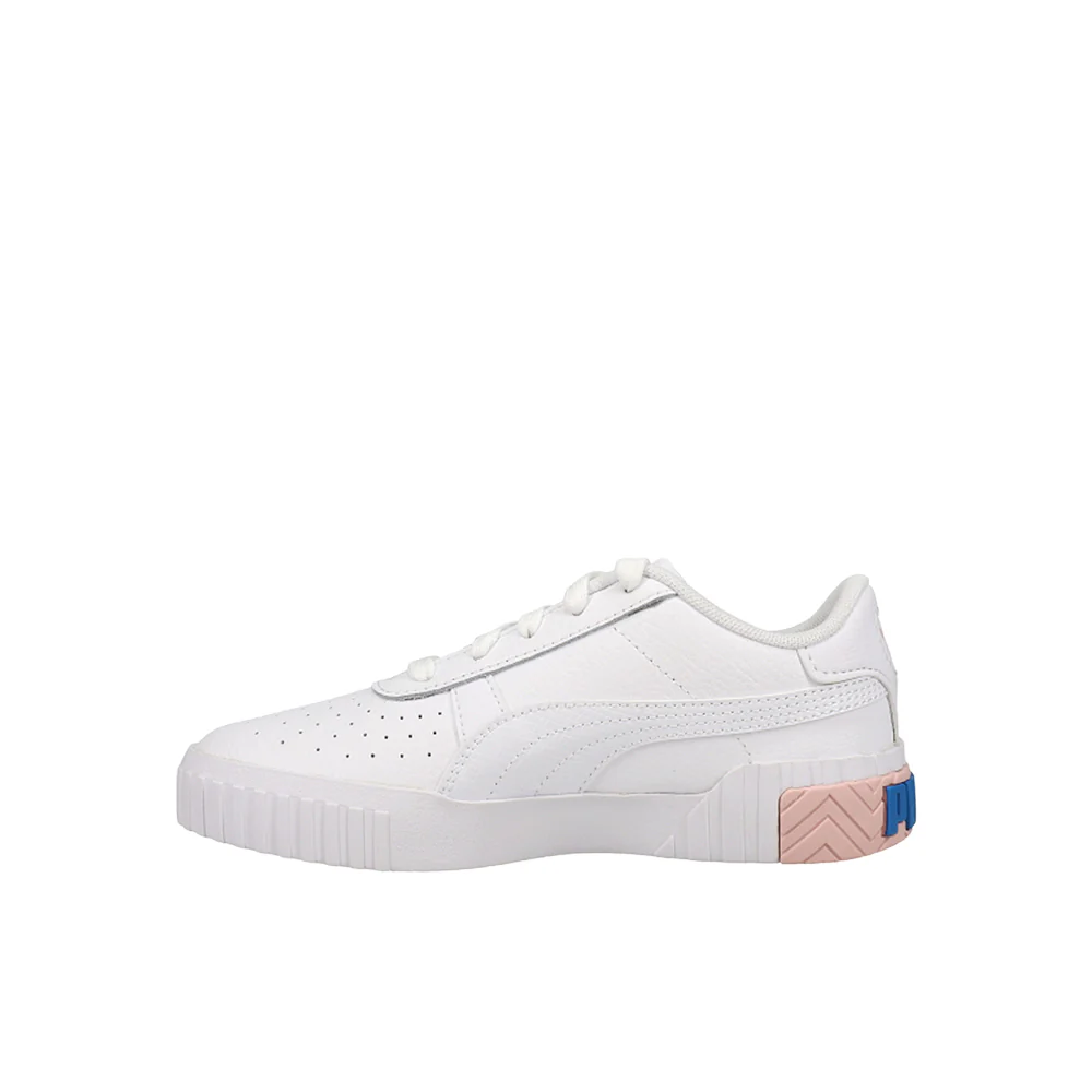 Cali Perforated Toe Lace Up Sneakers (Little Kid) - Image 3