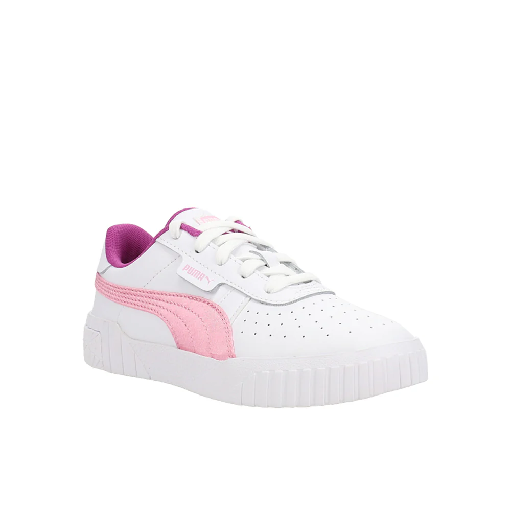 Cali Rose Perforated Lace Up Sneakers (Little Kid-Big Kid) - Image 2