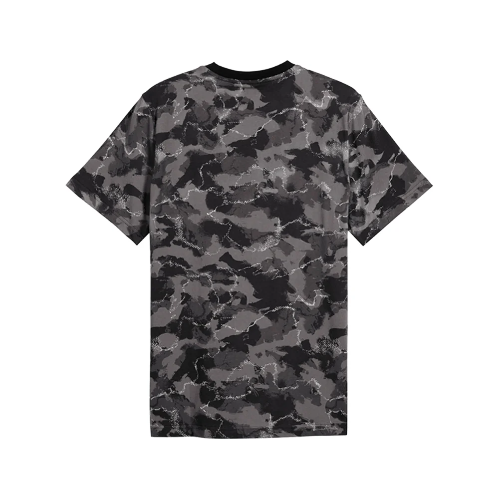 Camo All Over Print Crew Neck Short Sleeve T-Shirt - Image 2