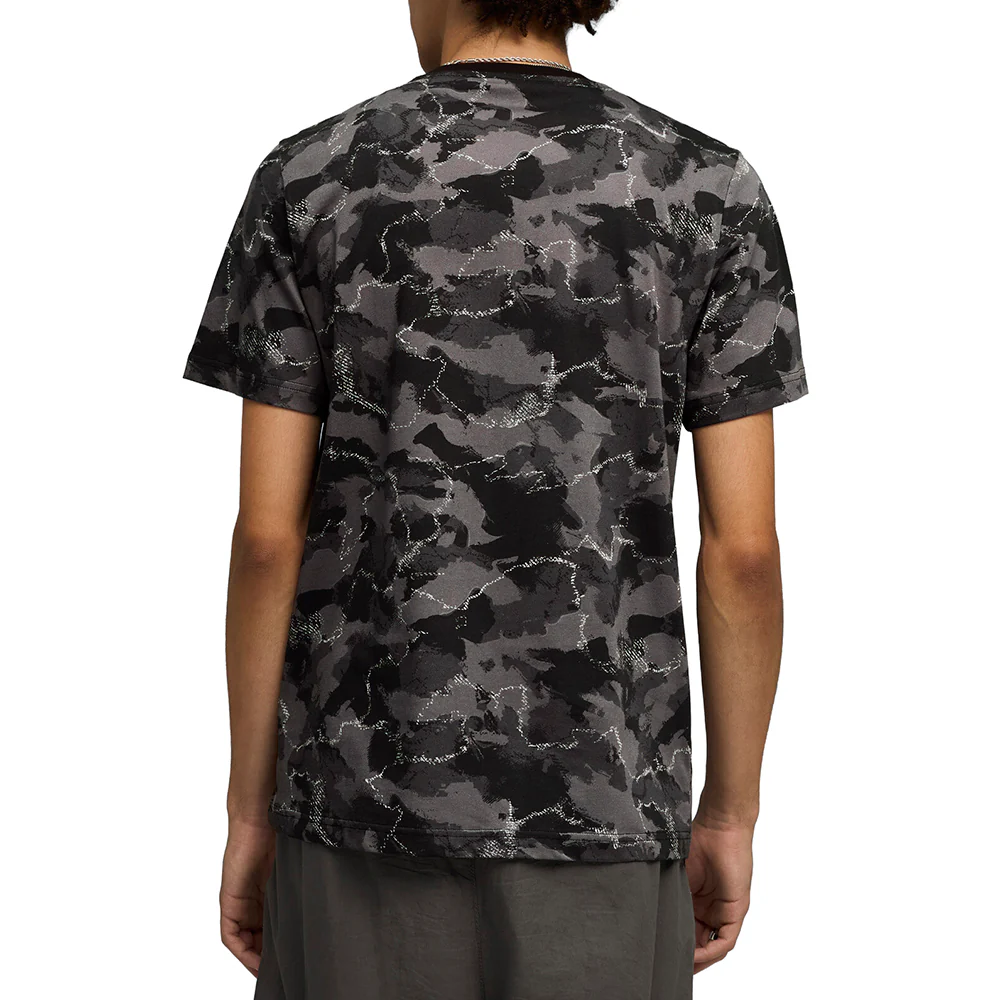 Camo All Over Print Crew Neck Short Sleeve T-Shirt - Image 4