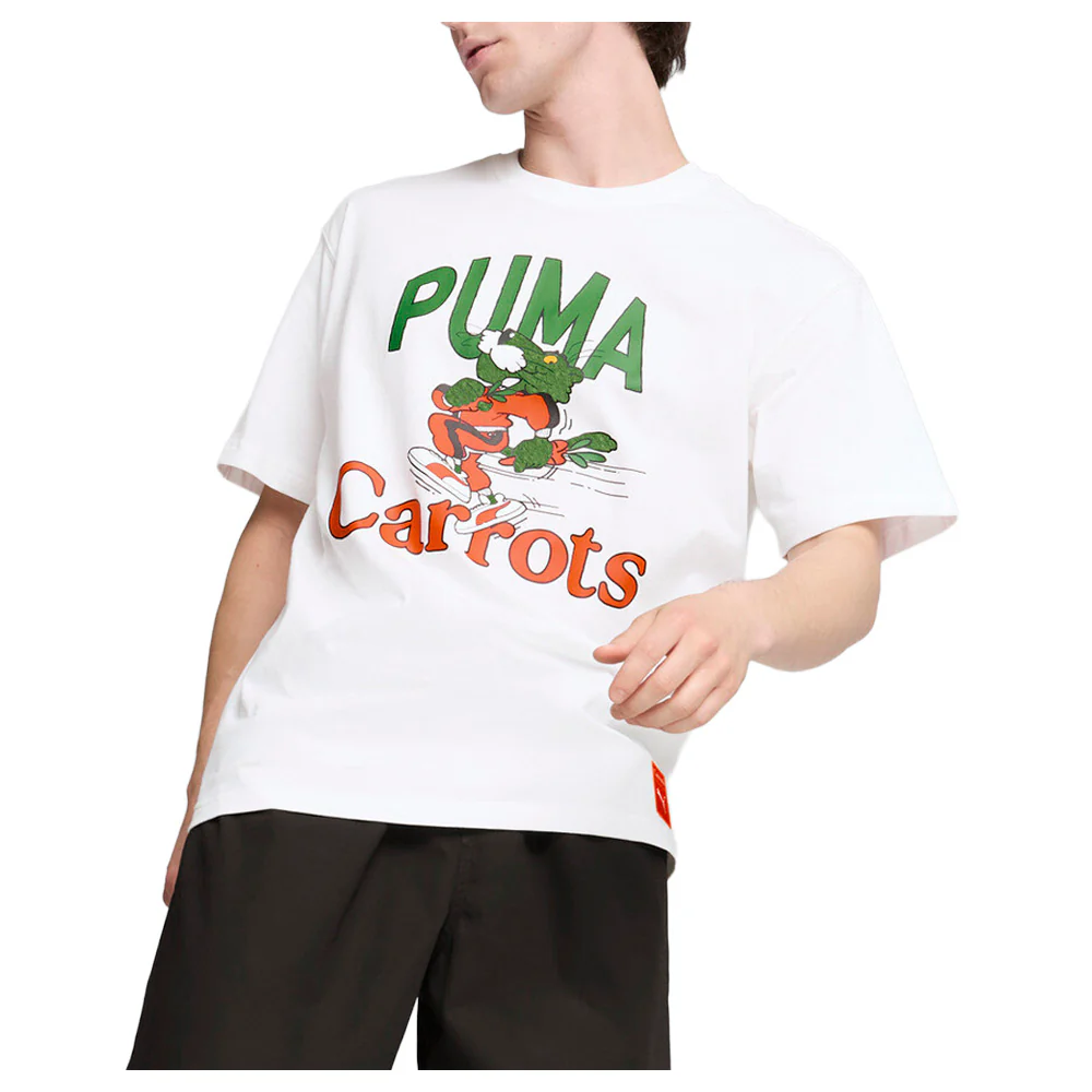 PUMA X CARROTS Graphic Crew Neck Short Sleeve T-Shirt - Image 5
