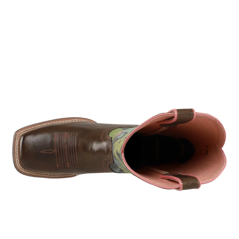 Circuit Champ Graphic Square Toe Cowboy Boots - Image 4