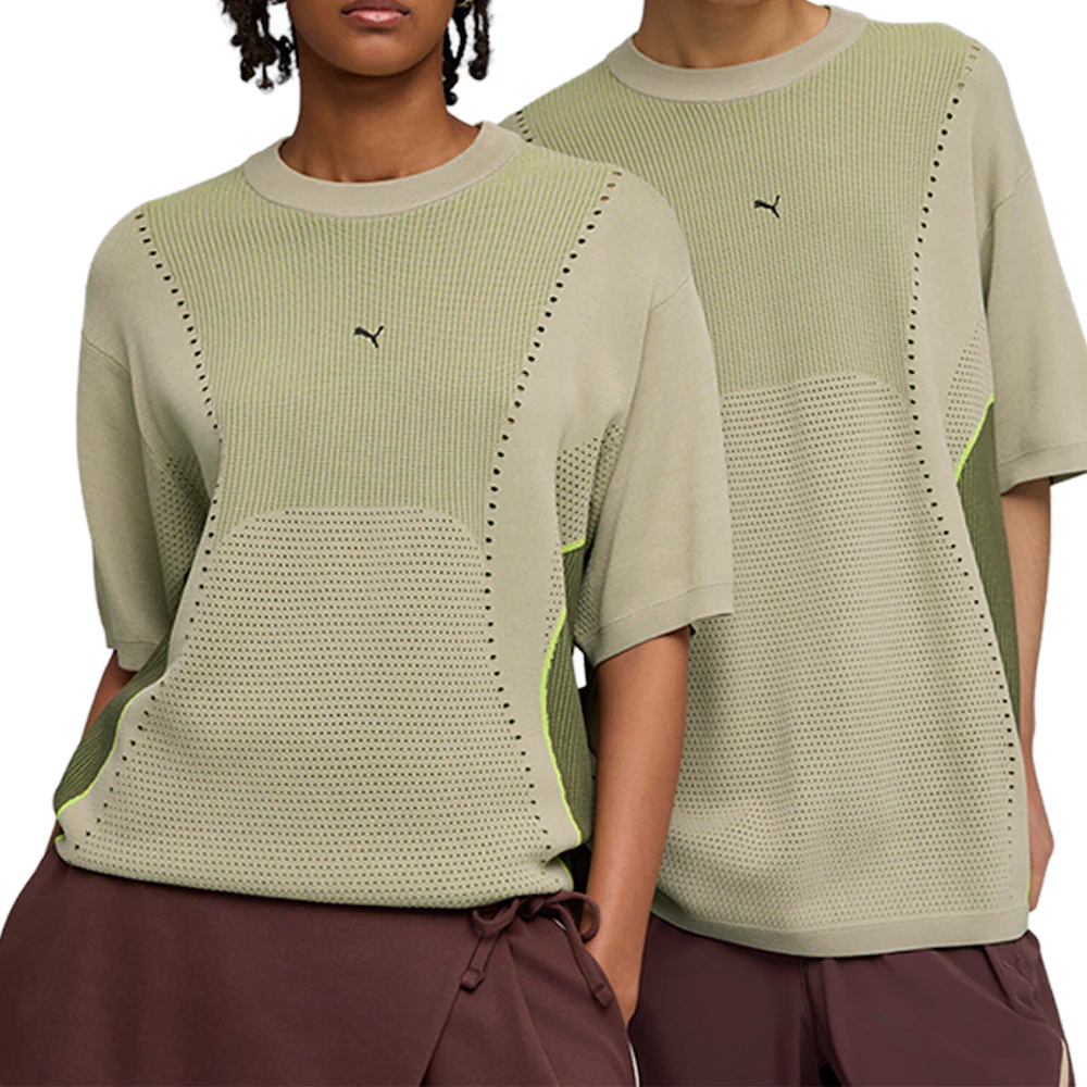 Clrt Knitted Crew Neck Short Sleeve T-Shirt - Image 3