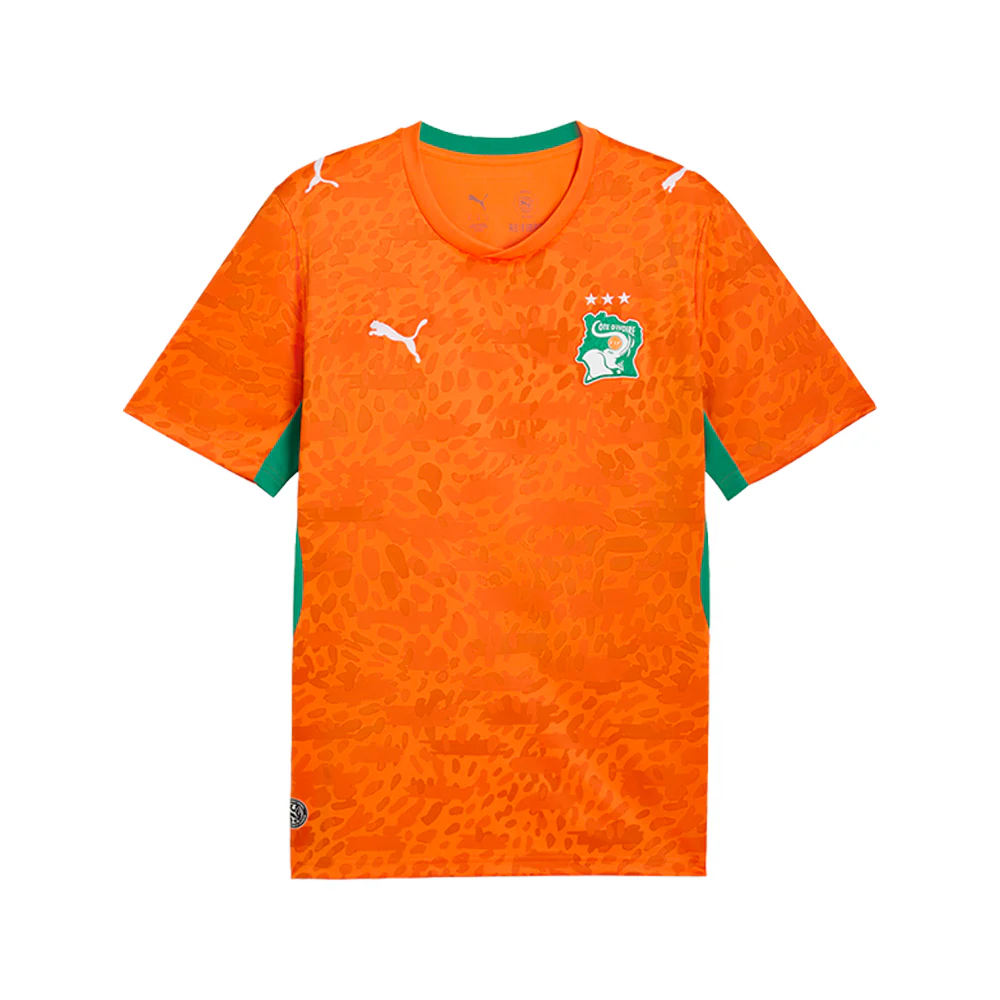 Côte d'Ivoire Home Crew Neck Short Sleeve Soccer Jersey