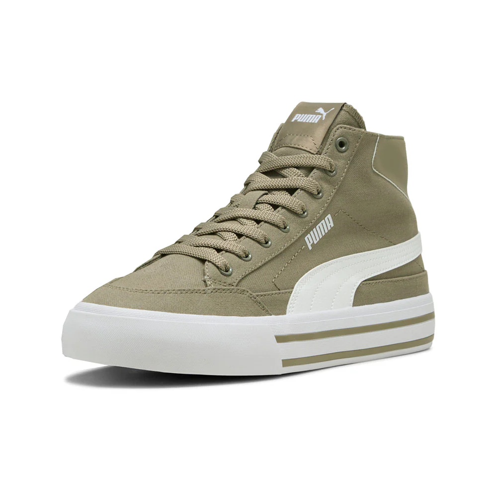 Court Classic Vulcanized Mid Formstrip Lace Up Sneakers - Image 2