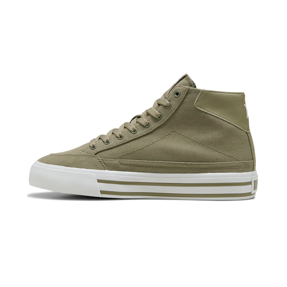 Court Classic Vulcanized Mid Formstrip Lace Up Sneakers - Image 3