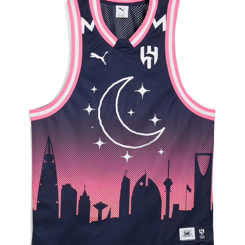 PUMA HOOPS X AL HILAL Crew Neck Sleeveless Jersey - Image 5