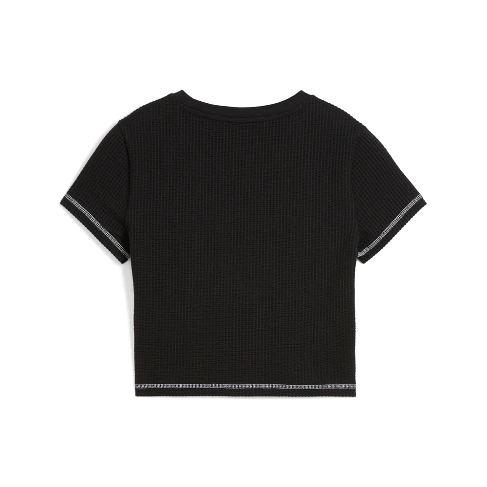 Dare To Textured Crew Neck Short Sleeve Baby T-Shirt - Image 2