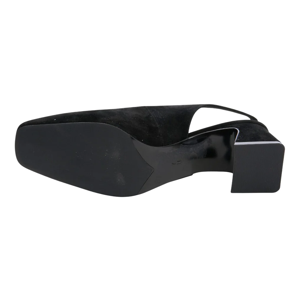 Darsy Square Toe Slingback Pumps - Image 5
