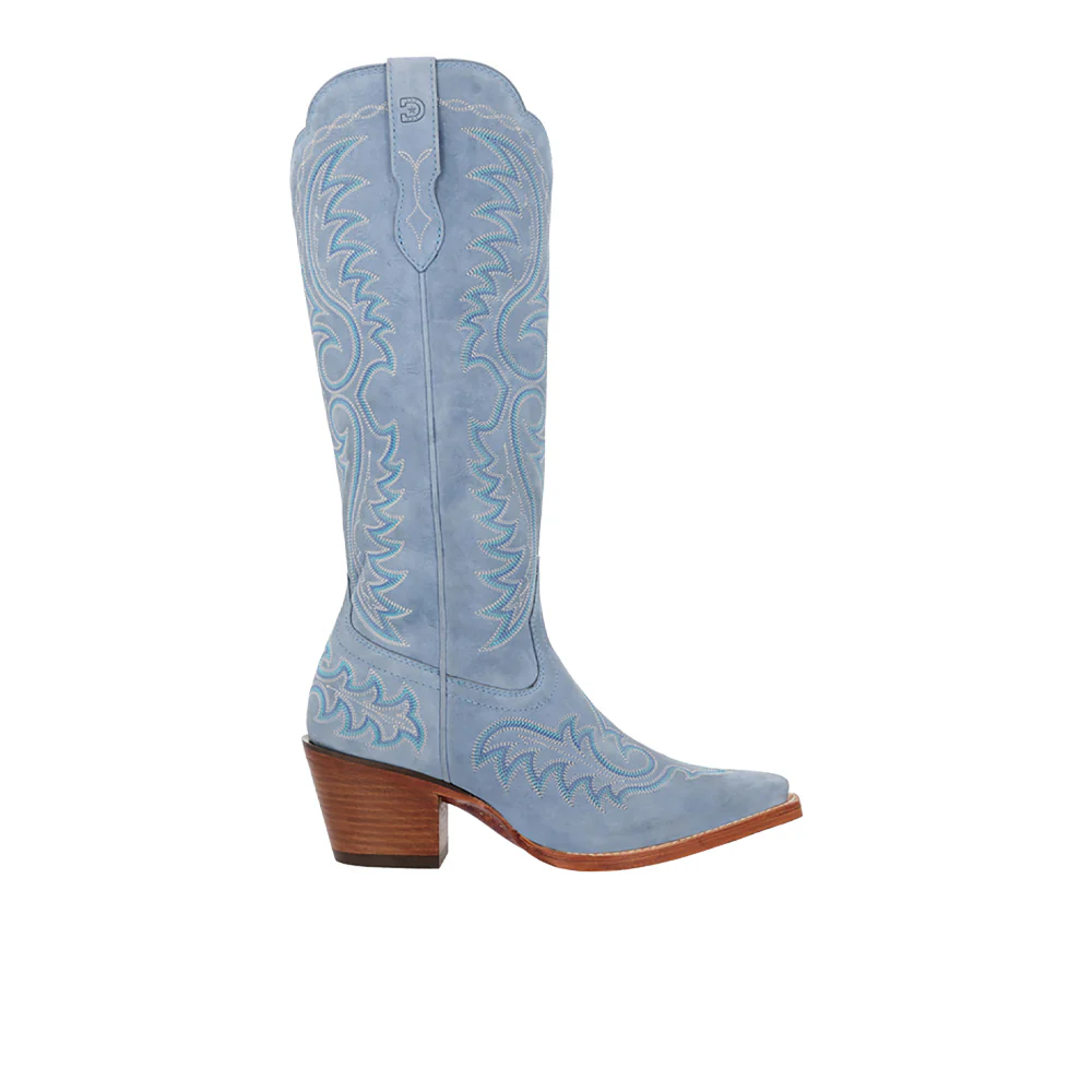 Crush Embroidered Snip Toe Pull On Cowboy Boots