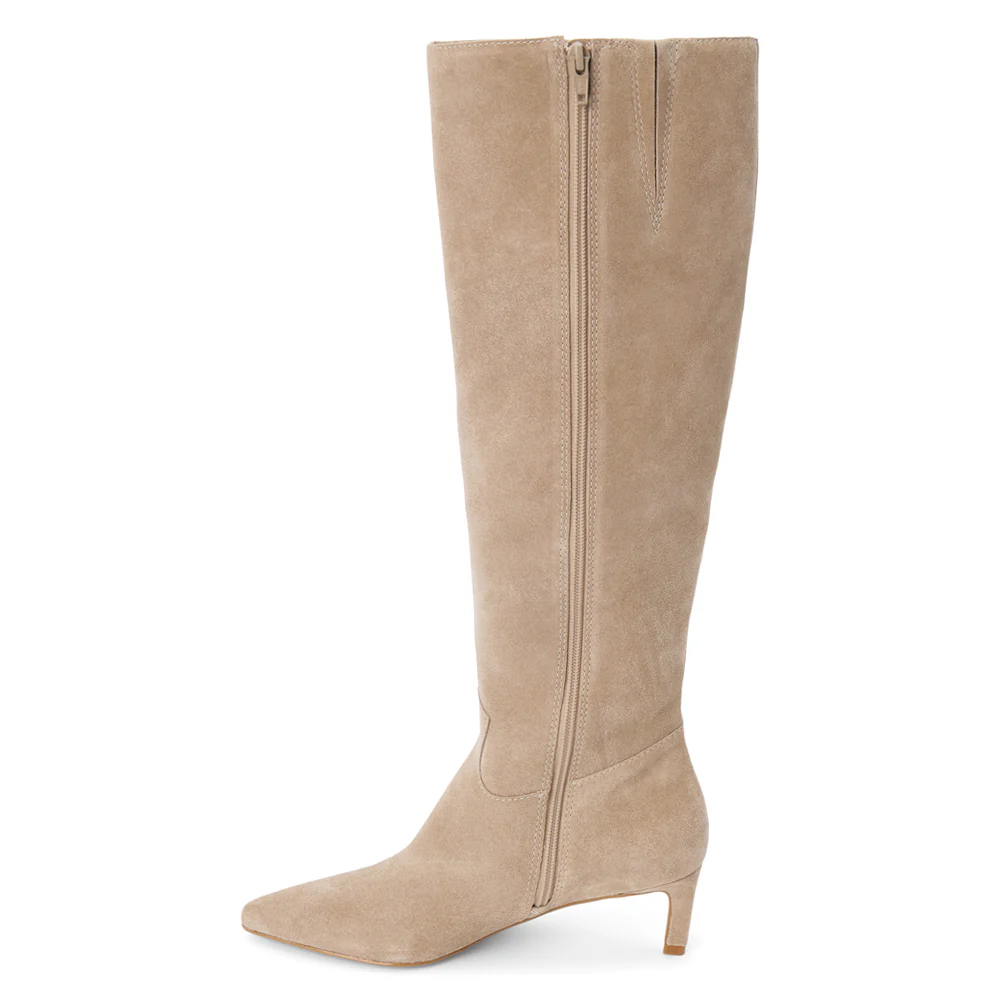Elevate Pointed Toe Zippered Boots - Image 3