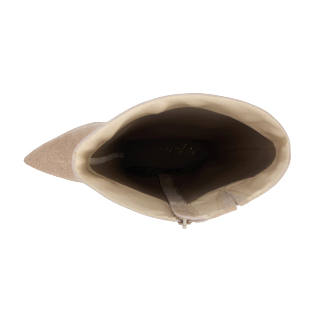 Elevate Pointed Toe Zippered Boots - Image 4
