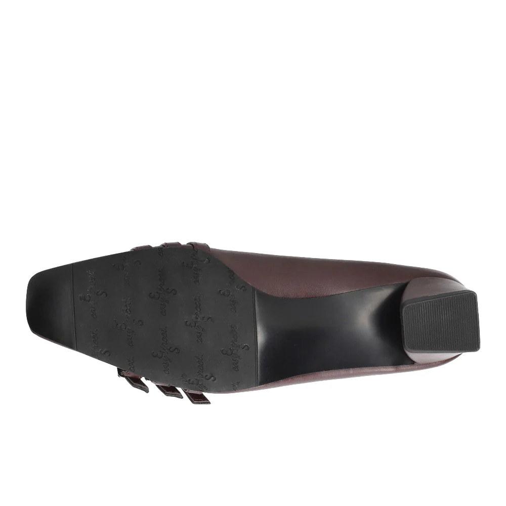 Enya Square Toe Pumps - Image 5