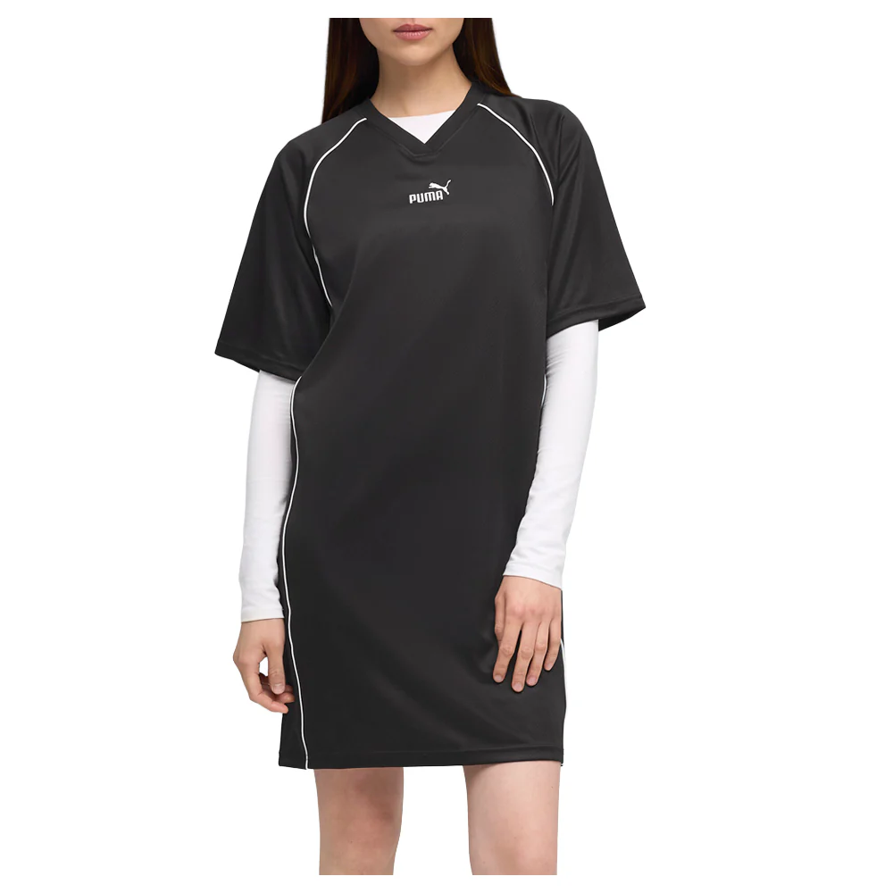 Essentials Animal V-Neck Short Sleeve Dress - Image 3