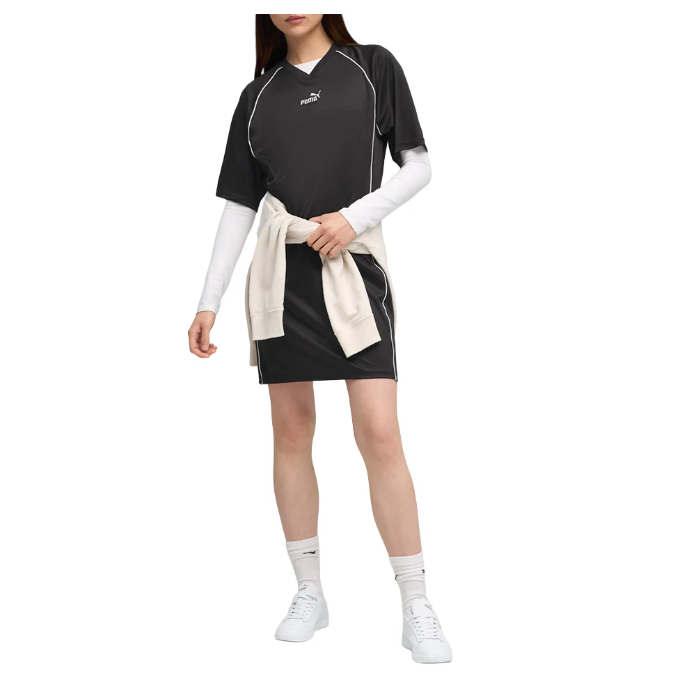 Essentials Animal V-Neck Short Sleeve Dress - Image 5
