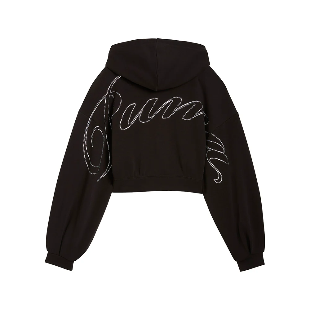 Essentials Graphic Bedazzled Full Zip Hoodie - Image 2