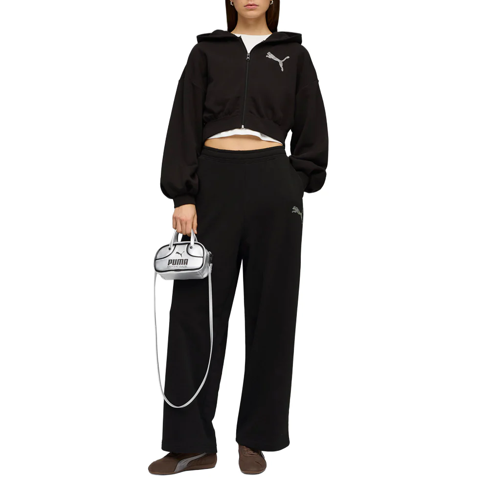 Essentials Graphic Bedazzled Full Zip Hoodie - Image 5