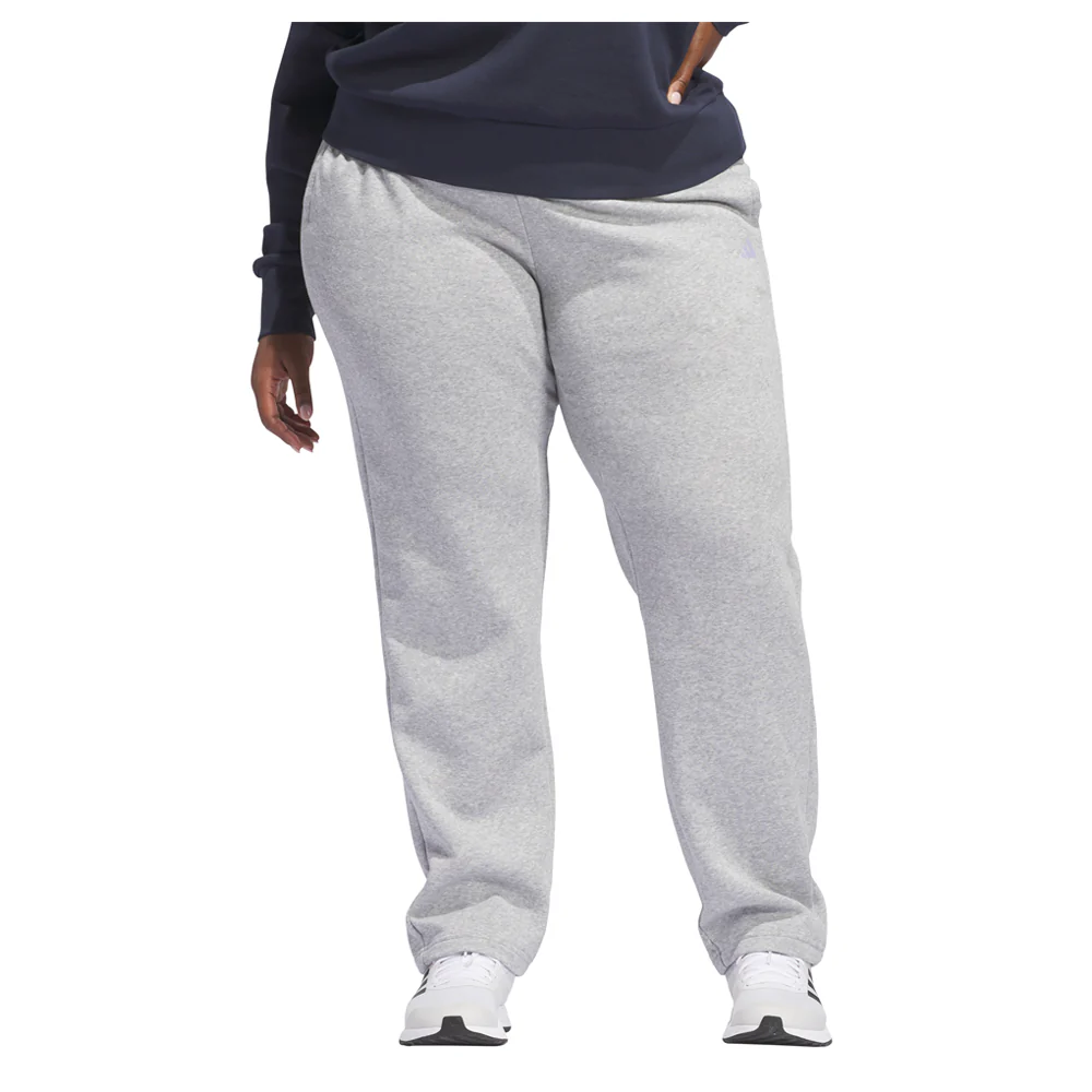 Essentials Logo Fleece Drawstring Pants (Plus)
