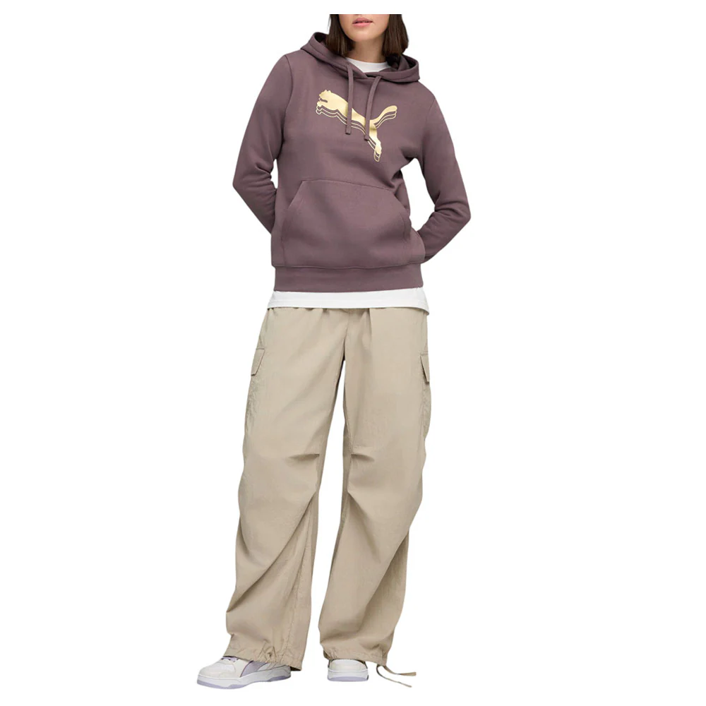 Essentials Metallic Pullover Hoodie - Image 5