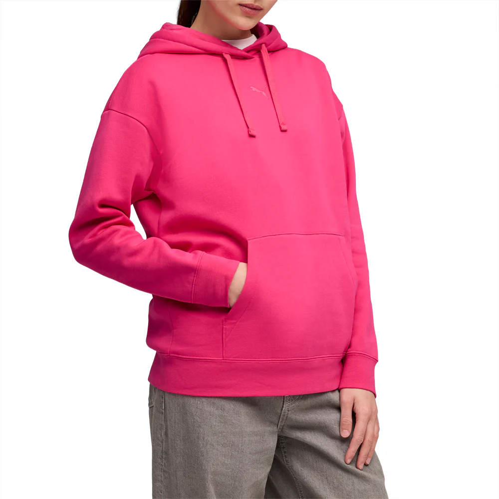 Essentials Centered Cat Logo Relaxed Pullover Hoodie - Image 3