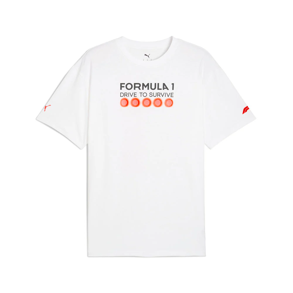 F1 Dts Graphic Relaxed Crew Neck Short Sleeve T-Shirt